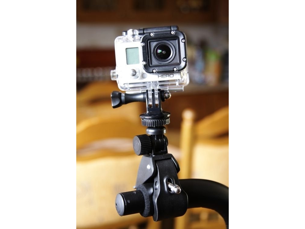 Xrec Stativ / Håndtag / Skruestik Til Sony Action Cam