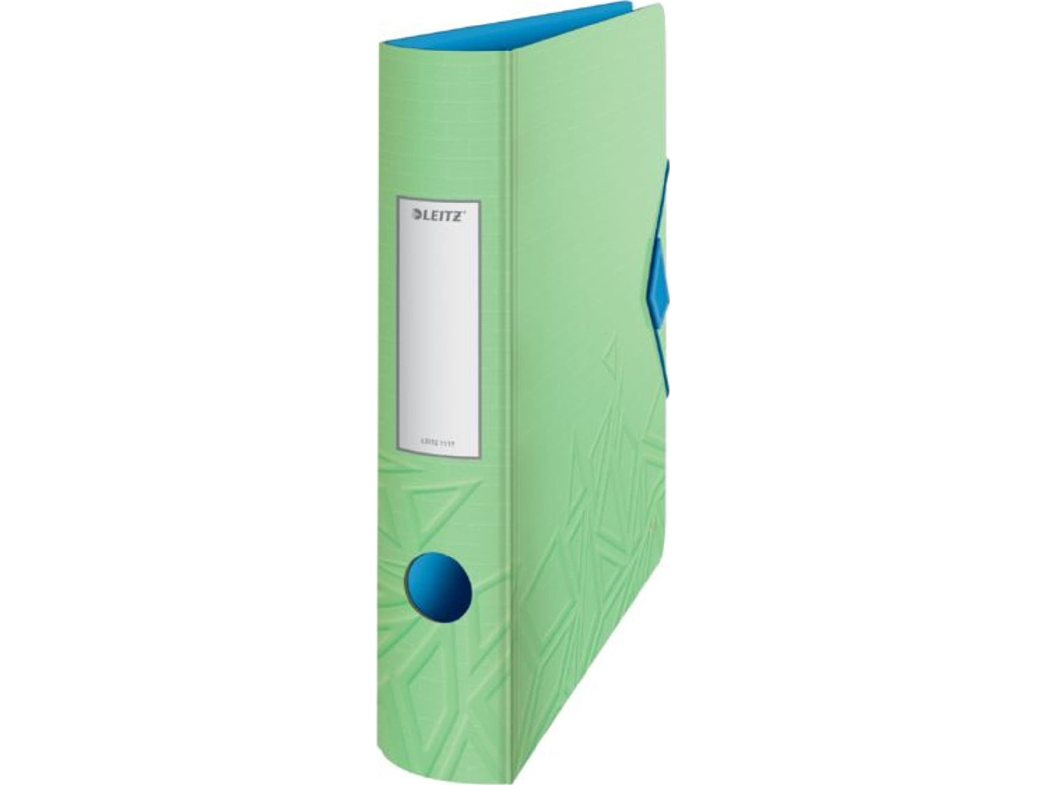 Leitz Ordner Active Urban Chic, 180 grader, 65 mm, lys grøn DIN A4, afrundet ryg, polyfoam, duo-optik, inkl. 1 stk (1117-00-50)