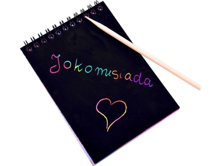 Yokomisiada Notesbog Regnbue-Ridseblok Med Stylus Za3913