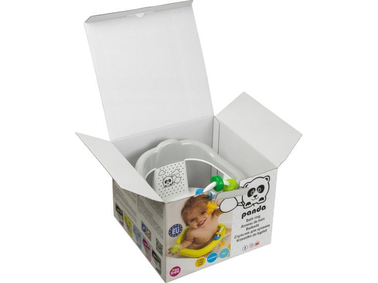 Maltex Panda badestol hvid og grå