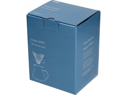 Hario Hario - V60 Glasbryggningssats - glasdroppare + server + filter | Köksapparater - Kaffe - Rengöring & Tillbehör | GameStuff