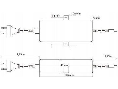 Pulsar Switching-Mode Strømforsyning 12V 7A Desktop Pulsar Psd12070