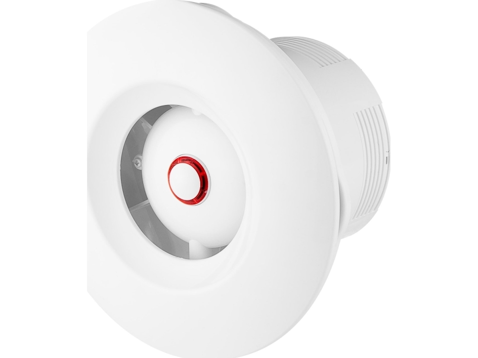 AWENTA vægventilator WXO125H Orbit fi125mm 160m3/h 16W 230V med fugtsensor og timerafbryder hvid