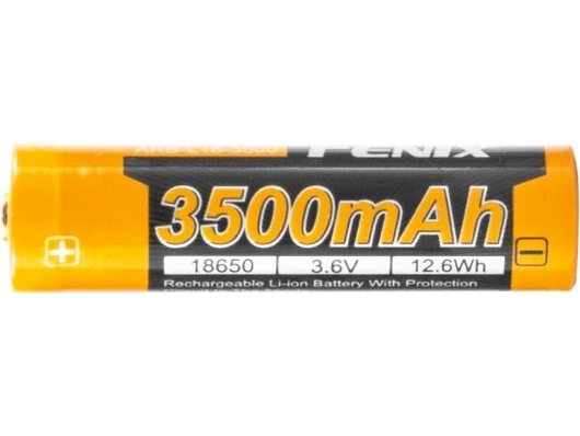 Fenix Arb-L2s, Wiederaufladbarer Akku, Lithium-Ion (Li-Ion), 3,6 V, 3400 Mah, Schwarz, Orange, 18,5 Mm