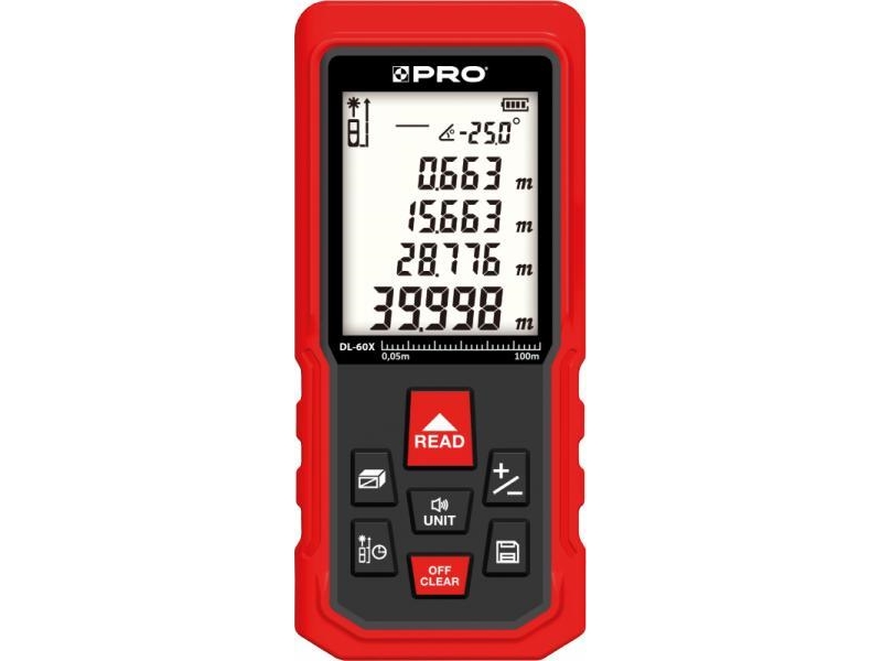 Laser-Entfernungsmesser Pro Dl-60X (3-01-06-Li-076)