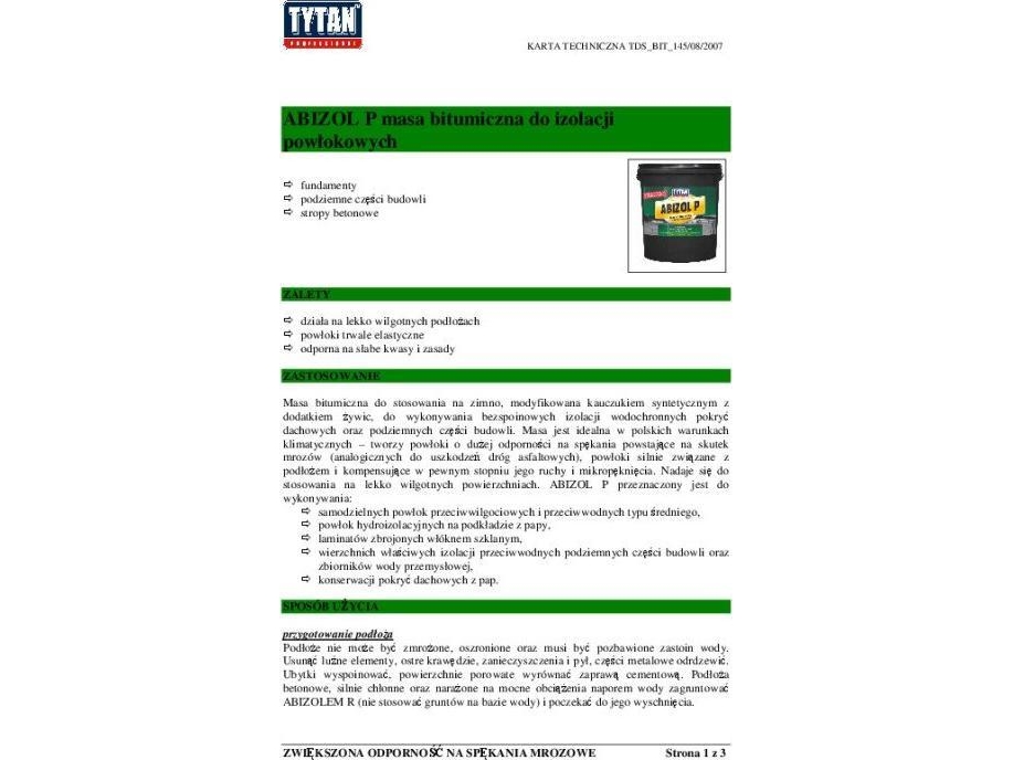 Abizol P Beschichtungs-Isoliermasse 18 Kg