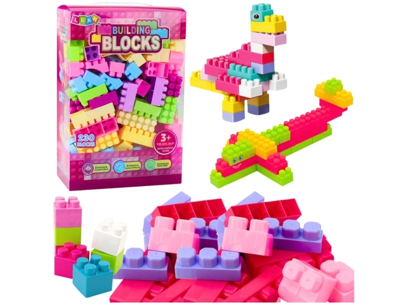 Lean Toys Konstruktoriaus rinkinys vaikams 230 dalių su dėže