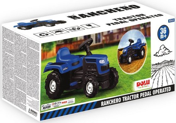 Wader Dolu Dl8045 Stor Pedaltraktor Blå