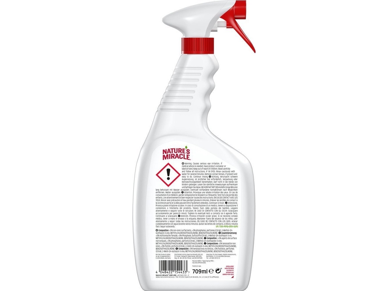 Zolux Nature's Miracle stain & odour neutralizer 709 ml