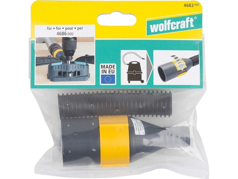 Wolfcraft Adapter Til Plug-In Støvsuger (Til Udsugning Af Spåner, Støv), Wolfcraft