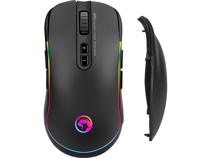 Mw Marvo Mouse G942, 10000Dpi, Optisk, 10Kl, Kablet Usb, Sort, Til Gaming, Rgb-Baggrundsbelysning