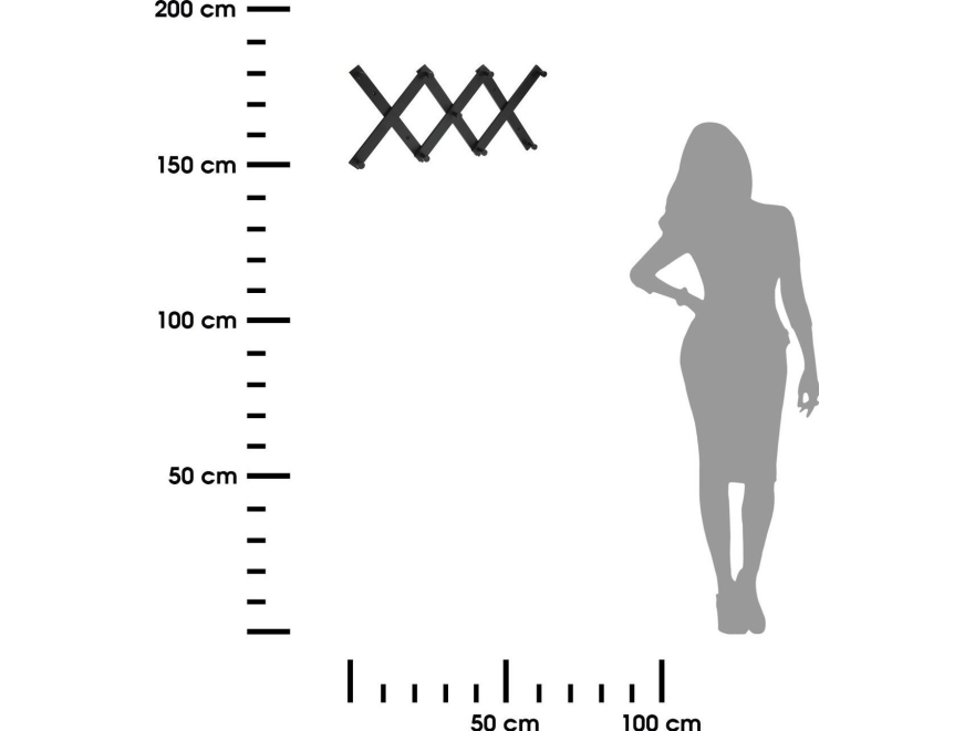 H&amp S Decoration väggklädhängare 9 krokar hopfällbar | N - A | GameStuff