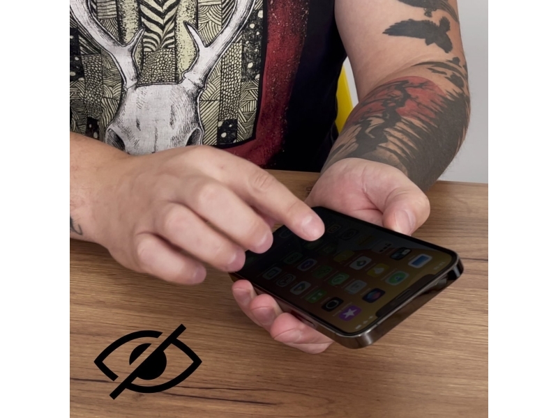 Wozinsky Wozinsky Privacy Glass Hærdet Glas Til Iphone 14 Pro Med Anti Spy Privacy Filter