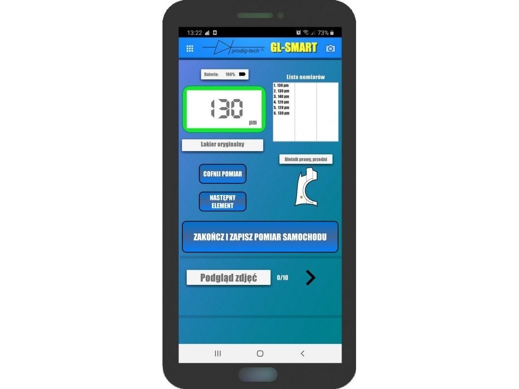 Prodig-tech bilmätare för lacktjocklek GL-SMART-2 | Bilvård & Biltillbehör - Garage utrustning - Verktyg | GameStuff