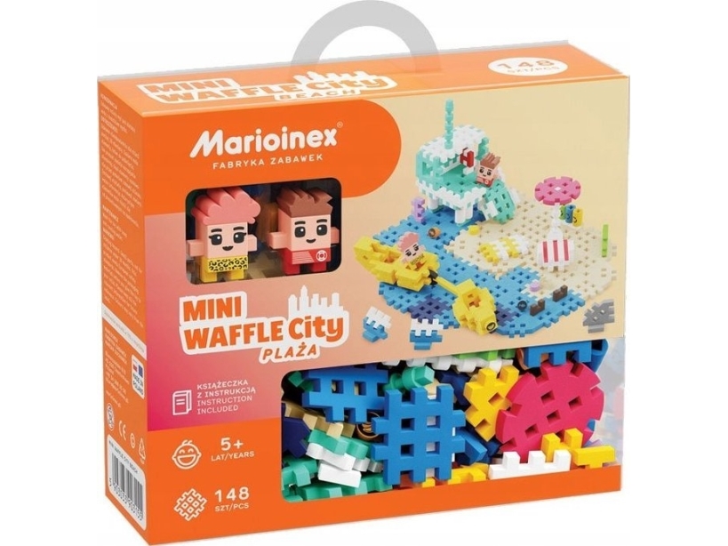Marioinex Mini Vaffelsten 148 Stykker Beach