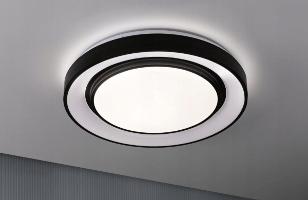 Paulmann Panel Rainbow Dynamic 38,5 W Rgb Variabel Hvid/Sort Loftslampe