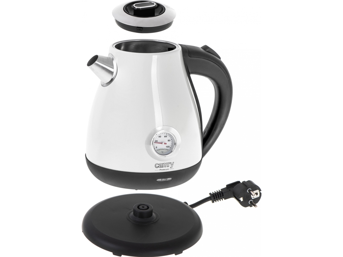 Elektrinis virdulys Camry CR 1344, Juodos/Sidabrinės spalvos | Köksapparater - Juice, is och vatten - Vattenkokare | GameStuff
