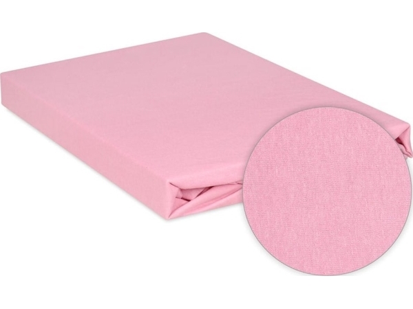 Matex Jersey-lagen med elastik 90X200 Polish Pink