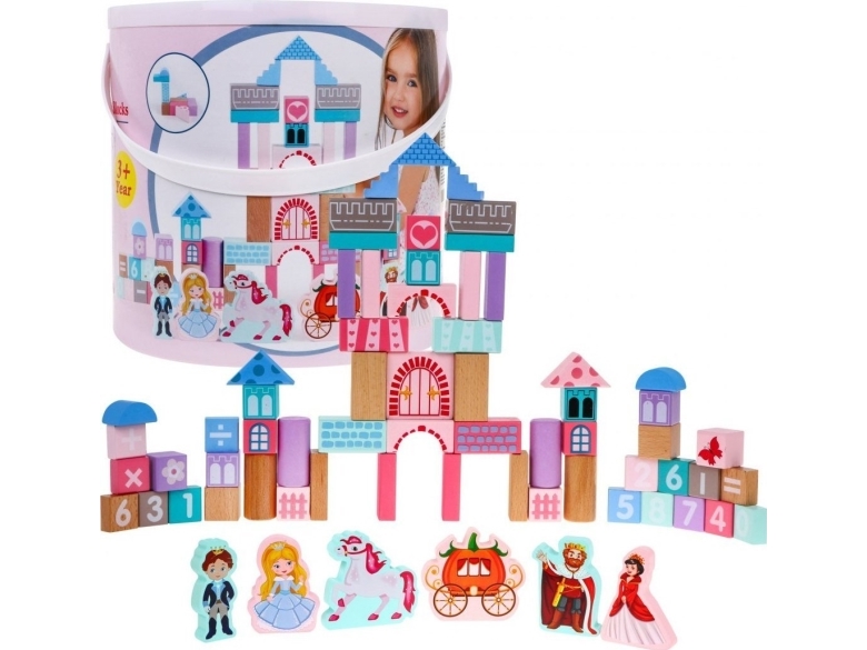 Ramiz træklodser til piger Prinsesse på slottet + formsorterer