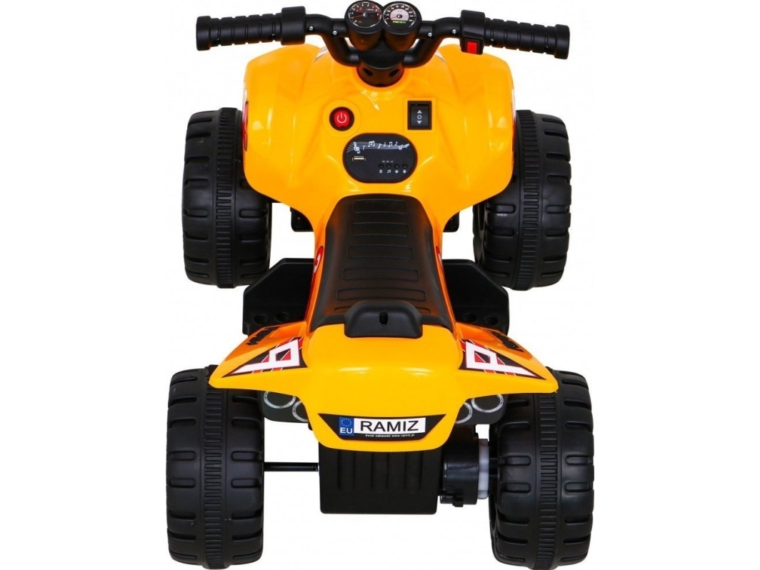 Ramiz Pojazd Quad The Fastest Żółty