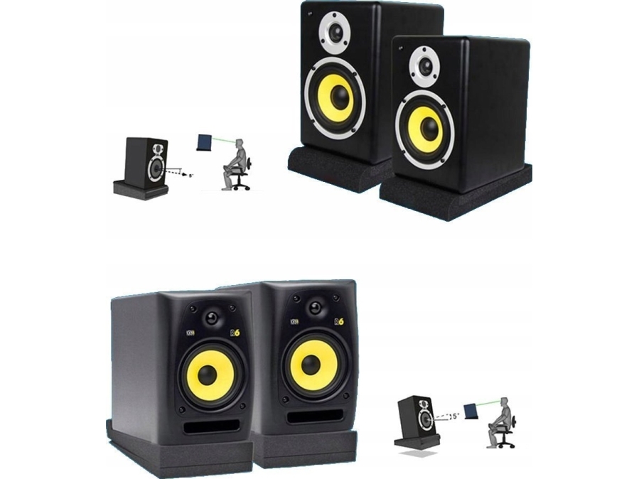 Mozos MOZOS ISOPAD-S akustiske højttalerpuder 2 stk