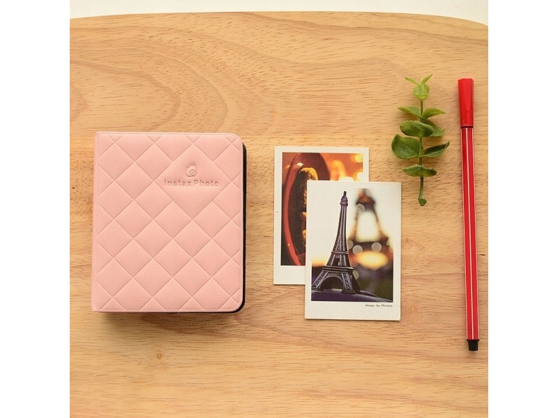 Loveinstant Mini Album Til 36 Fotos Til Fuji Instax Mini 11 / 9 / 8 / 7 / 40 / 90 / Quilted Green