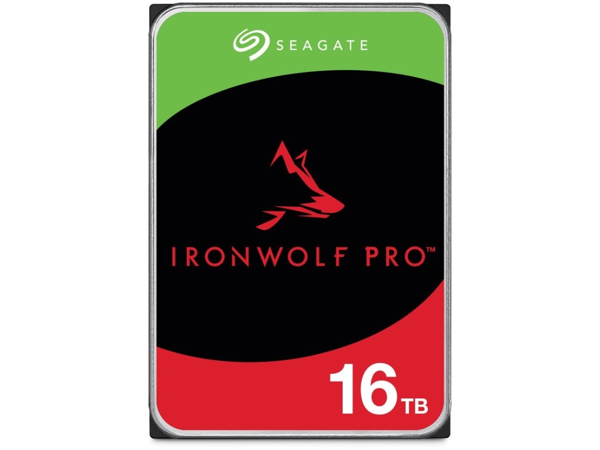 Seagate IronWolf Pro ST16000NT001 - Hårddisk - 16 TB - intern - 3,5 - SATA 6Gb/s - 7200 rpm - buffert: 256 MB - med 3 års Seagate Rescue Data Recovery | Datorkomponenter - Hårddisk & Lagring - NAS | GameStuff
