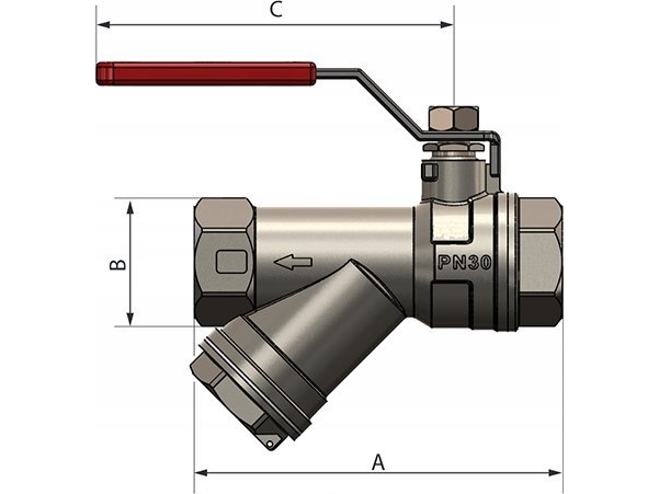 Arco Valve Sena W suodatin 3/4Ff vipukahva