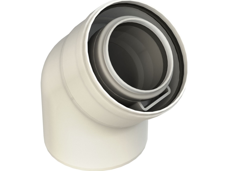 Almeva Lik 45°-Buer Dn80/125