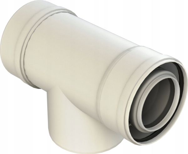 Almeva LIK kulmakulma 87° DN60/100 ankkuroinnilla varustettuna