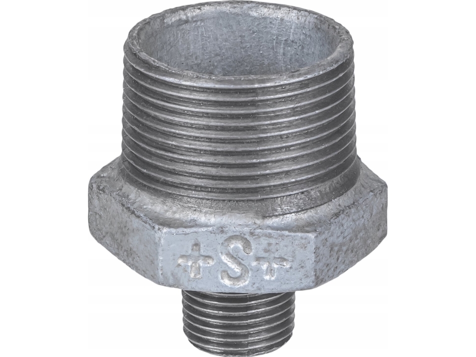 Agaflex Schraub-Reduziermuffe 1 1/4 X 1/2 Ocynk