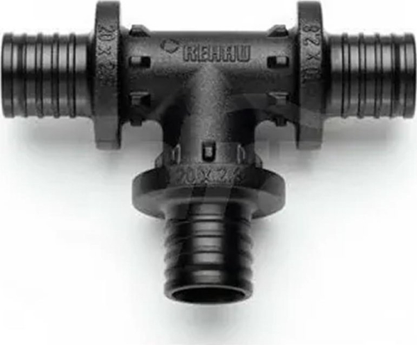 Rehau Tee Rød Px - 25-16-16-16 Rautitan - Ppsu