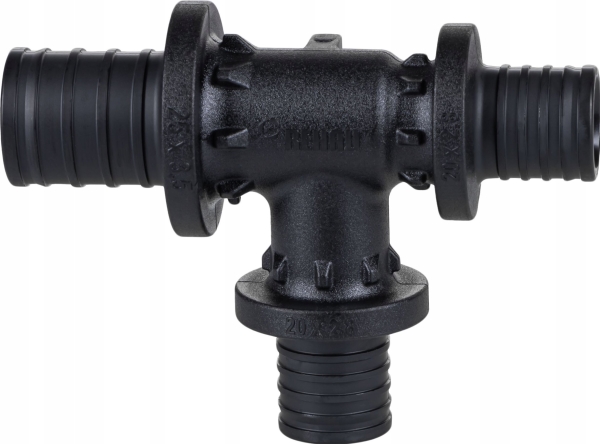 Rehau Tee Rød Px - 25-20-20 Rautitan - Ppsu