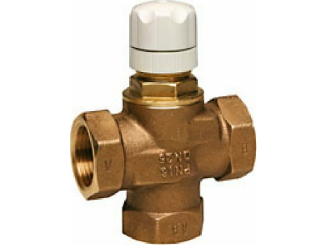 Honeywell Divider Valve, Thread Internal, 3/4, Kv = 3.2O7
