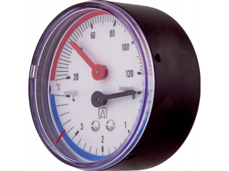 Afriso Thermomanometer TM80 0-10bar 1/2 AX 20-120 ^ C (S) A
