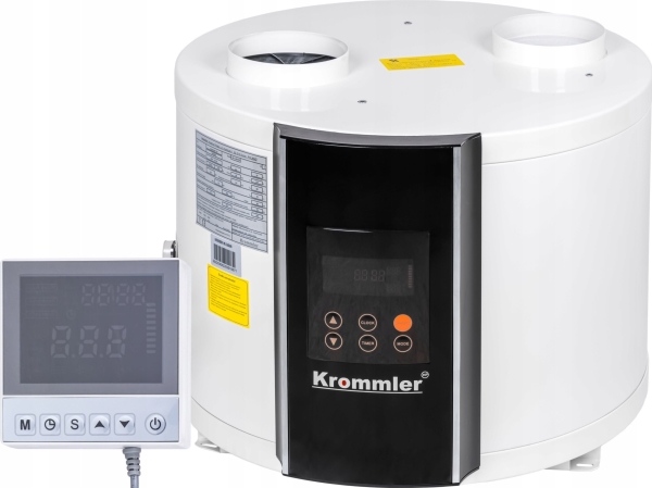 Heating Polska Wärmepumpe Für Brauchwarmwasser (C.W.U.) Krommler 3,6 Kw, Ohne Tank, Runde Ausführung