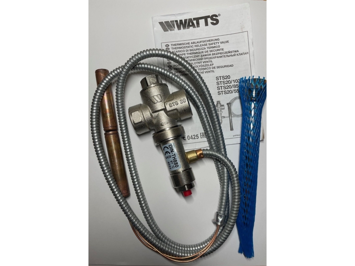 Watts Italia Värmeskydd för panna STS 20 kapillär 130cm WATTS | Ventilation & Klimat - Annan ventilation och klimat - Temperaturmätningsutrustning | GameStuff