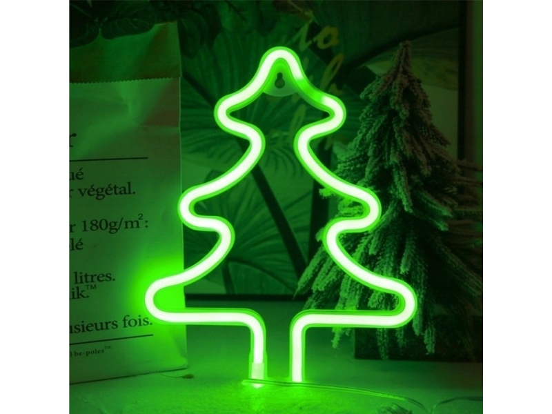 Cpa Telforceone Neon Led Flower Light Grün Flne16 Forever Light