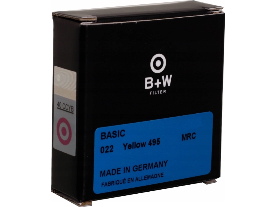 Filtr B+W B+W Filter 58Mm Yellow 495 Mrc Basic