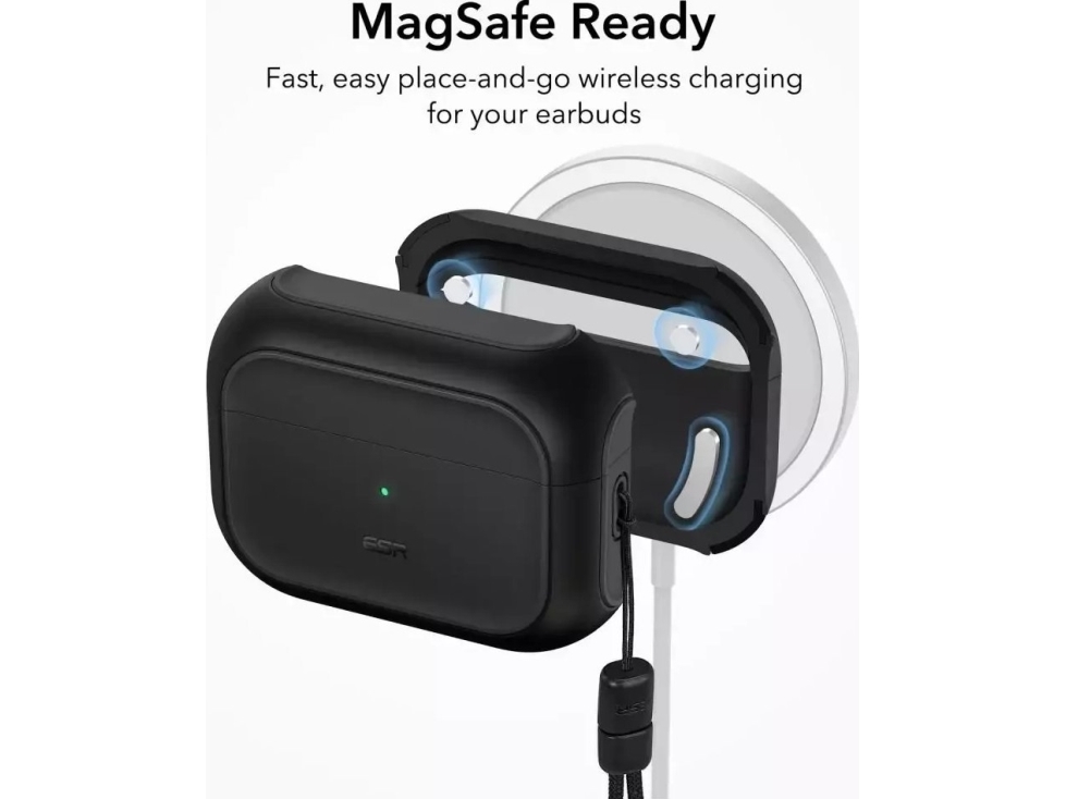 ESR ESR ORBIT HALOLOCK MAGSAFE APPLE AIRPODS PRO 1/2 BLACK