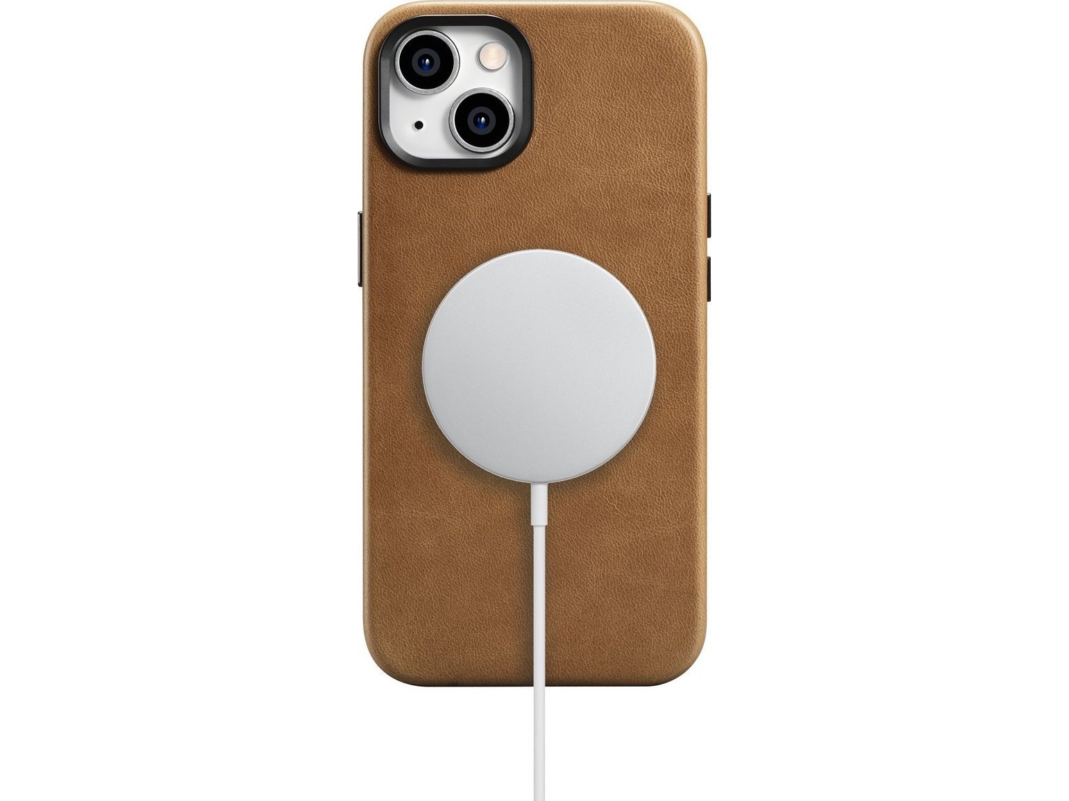 Icarer Icarer Oil Wax Premium Leather Case Iphone 14 Plus Magnetisk Etui Med Magsafe Brun (Wmi14220703-Tn)