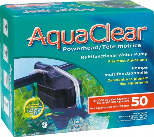 Aquaclear Luftnings-Turbine Powerhead 50, 10 W