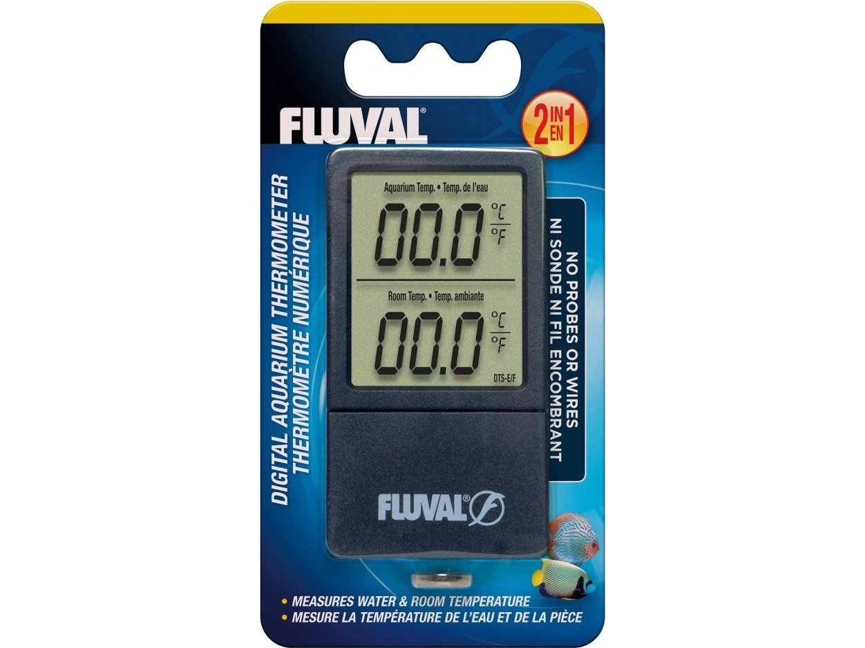 Alternativ bild 0 för Fluval - 2-in-1 Digital Aquarium Thermometer -(H11193)