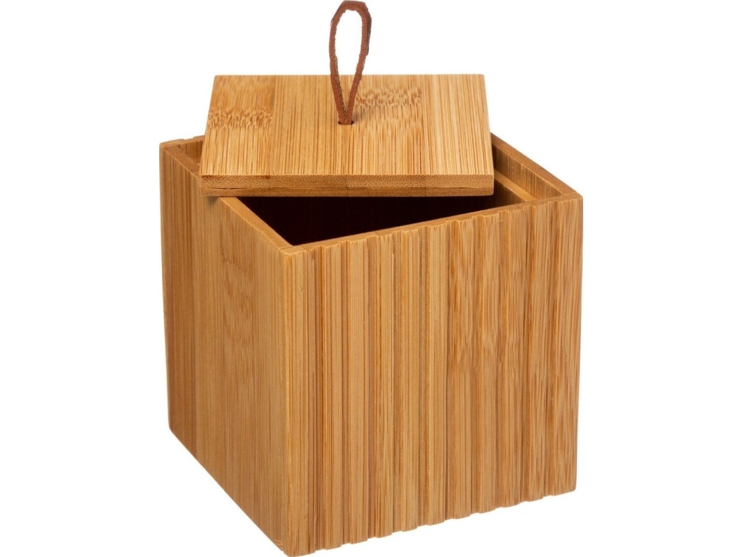 5five Liten bambubehållare med lock Terre | Baby & barn - Barnrummet - Lagring | GameStuff