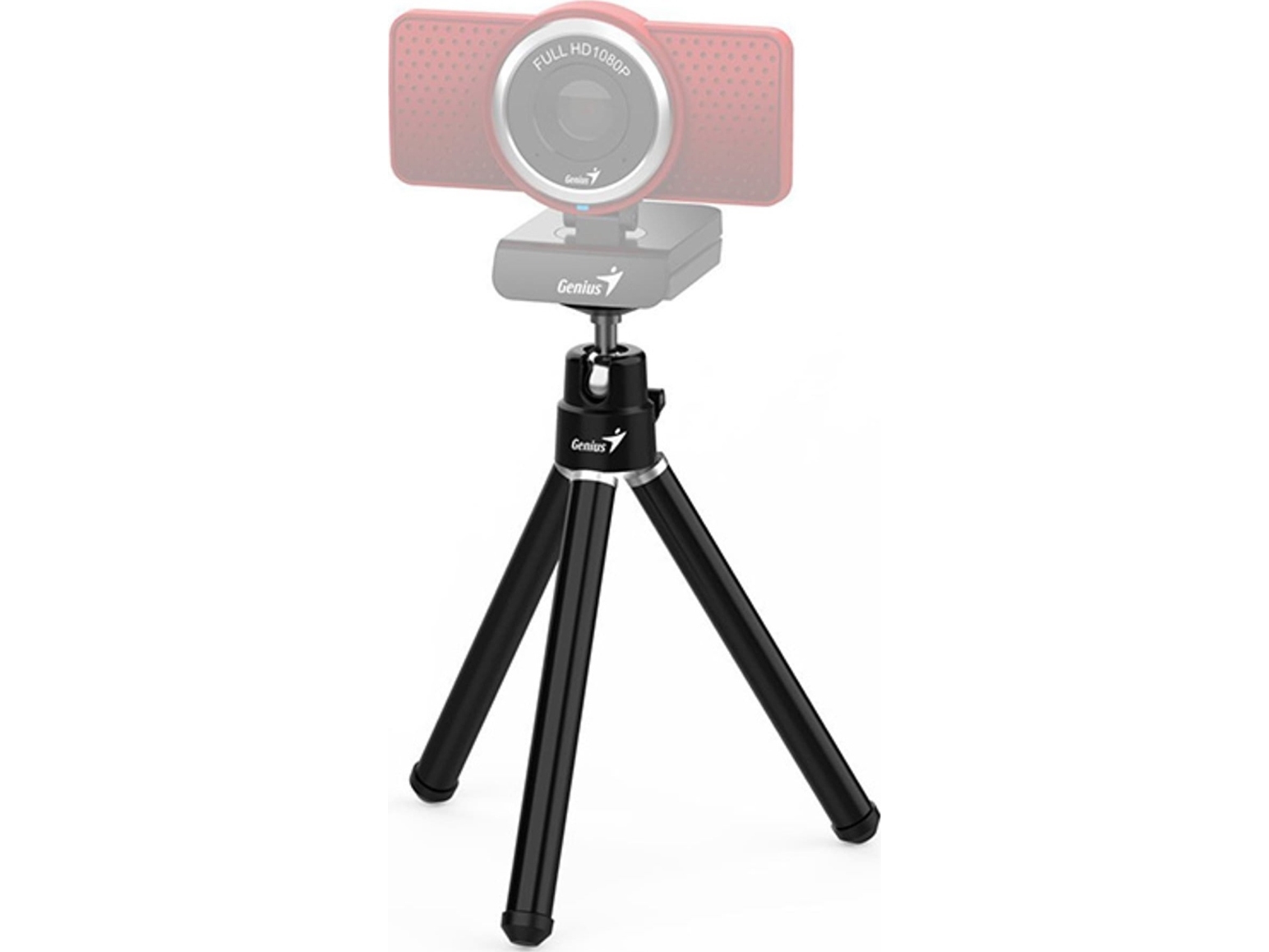 Genius Tripod 1 til bord, sort, metal/plast, 360 grader