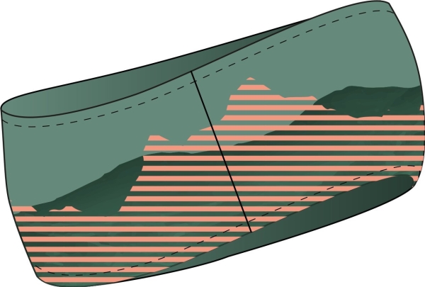 Leki LE 4 Season Headband green-coral