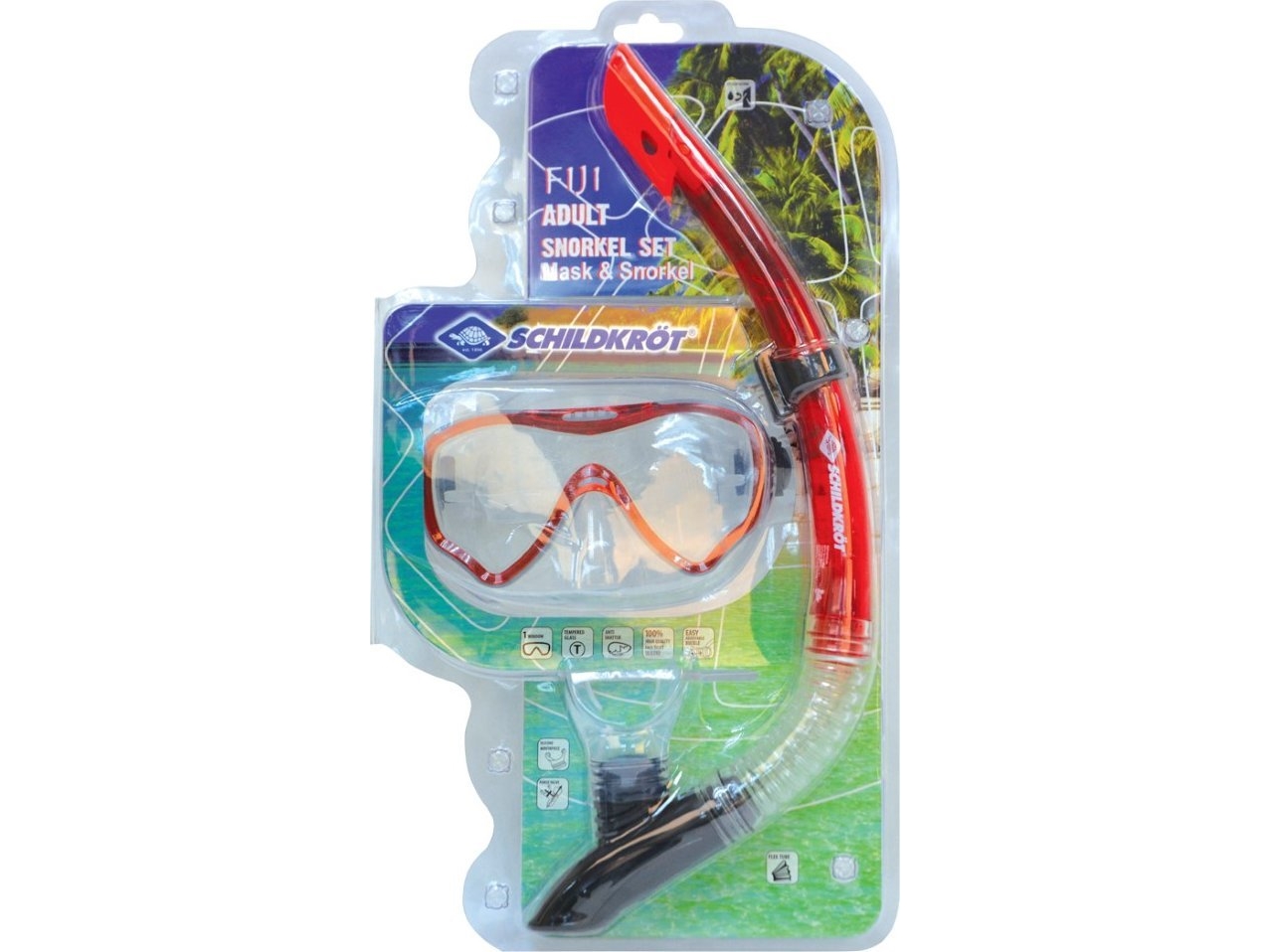 Schildkrot SFS Adult Snorkel Set FIJI- two-part | Utomhus - Fiskeredskap - Tillbehör | GameStuff