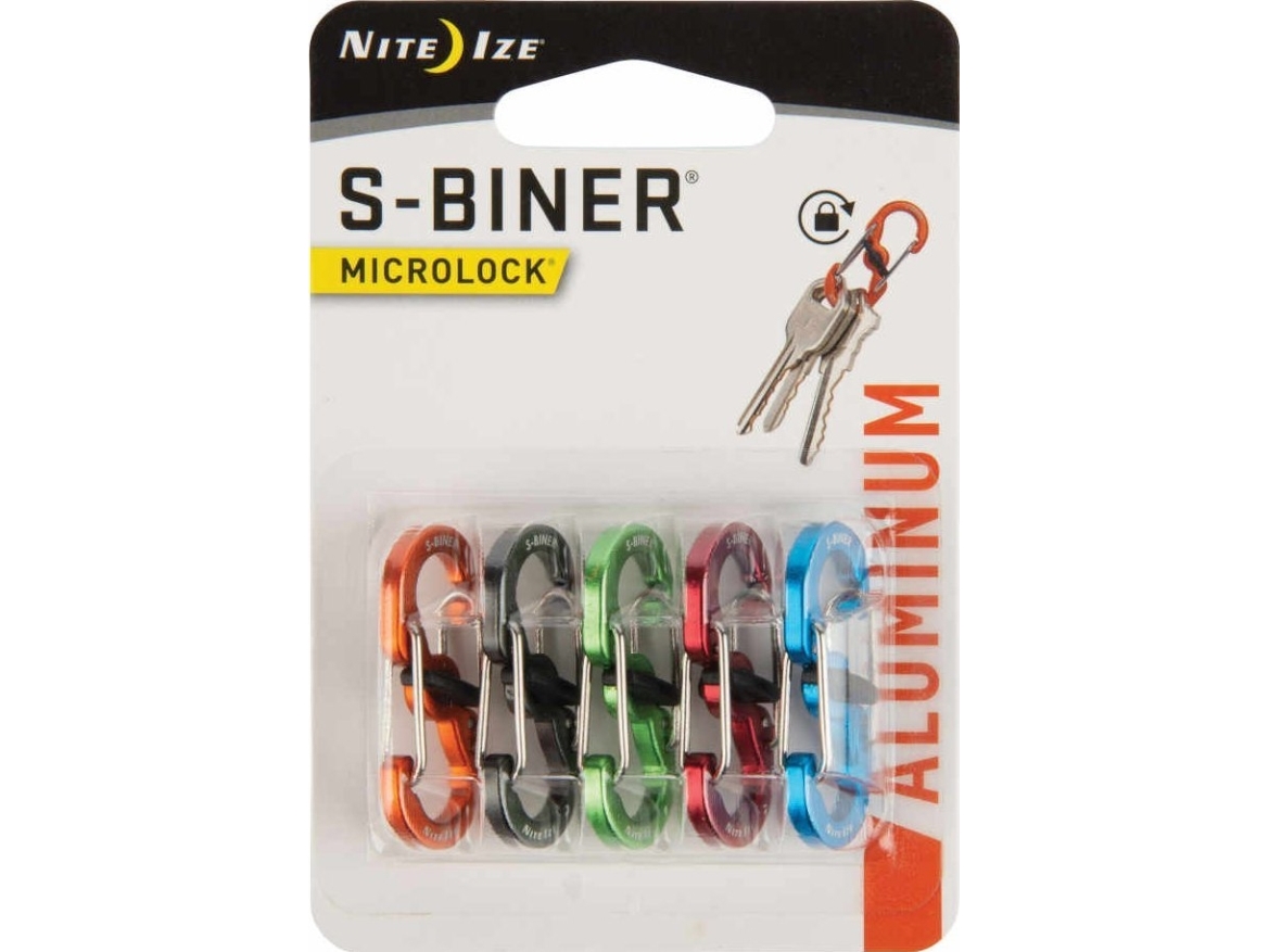NiteIze karabinhagesæt Nite Ize S-Biner MicroLock Alum