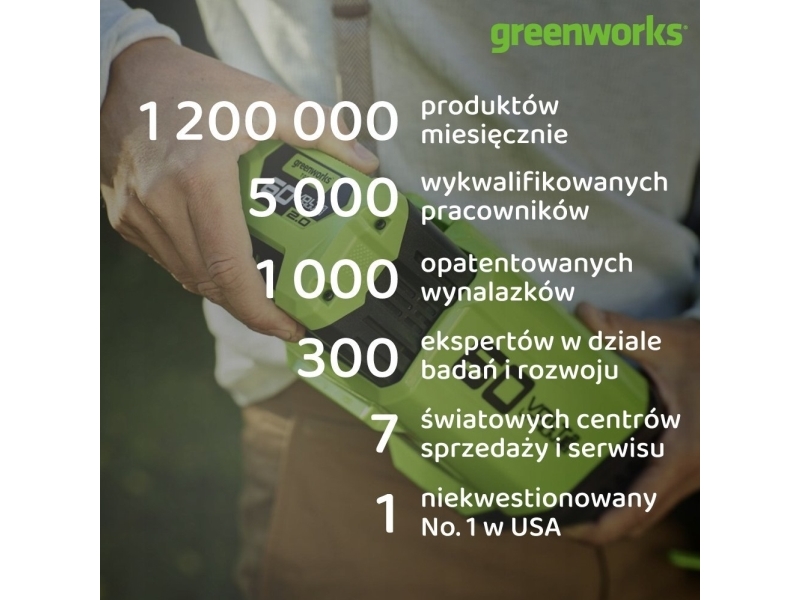 Greenworks G24ss Håndholdt Overfræser 24V - Uden Batteri Og Lader