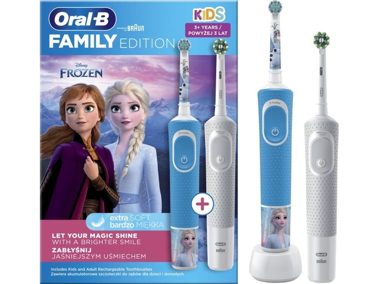 Oral-B Eltandbørste Kids Family Edition 2-pack Frozen